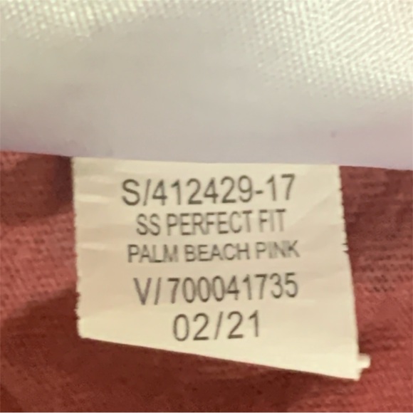 Old Navy Men Short Sleeve Perfect Fit T Shirt Palm Beach Pink Large Pre Owned - Picture 6 of 7